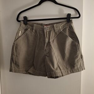 Union Bay Women's Army Green Cargo Shorts